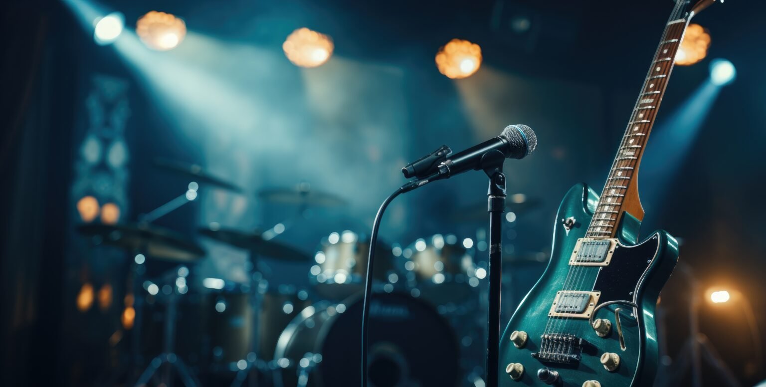 Carbon Lifeforms band performing on stage